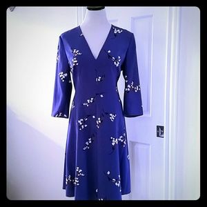 Anne Klein floral dress.